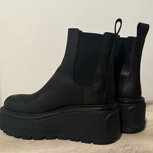Authentic Valentino platform boots